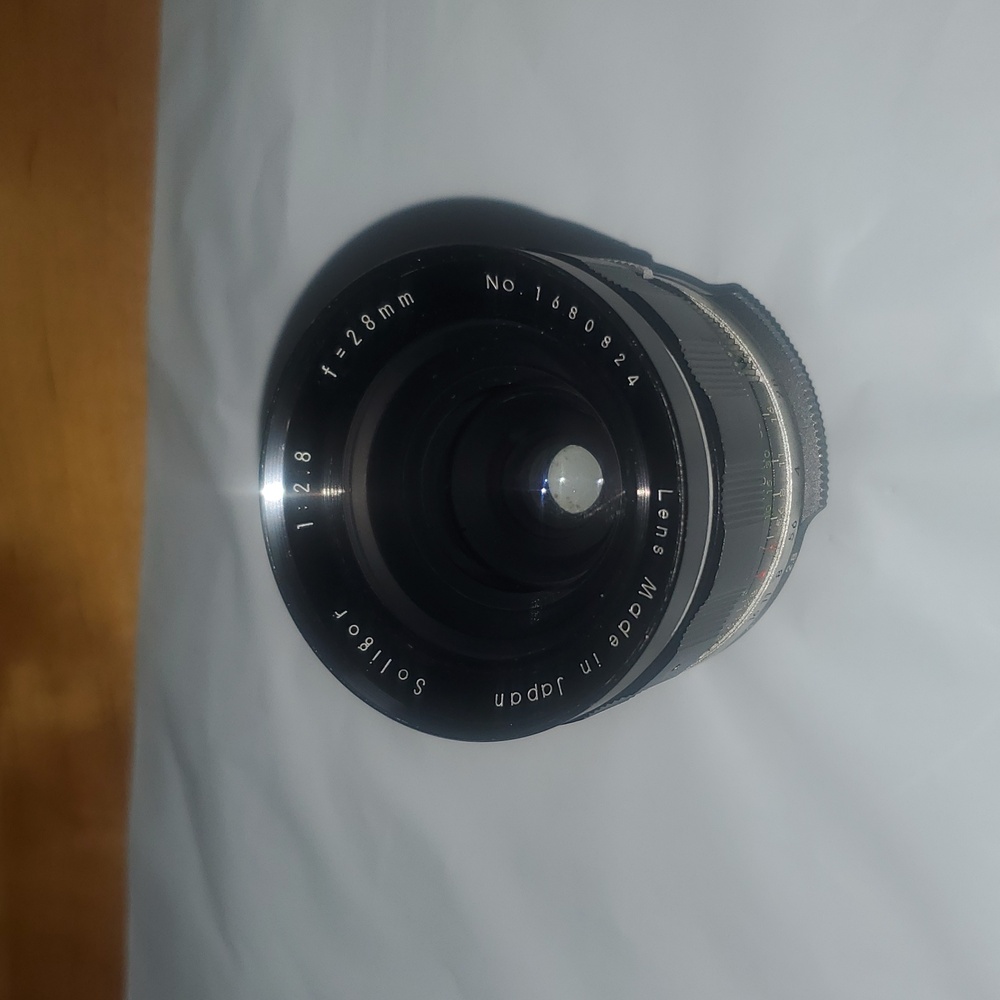 Soligor wide auto, 28mm lens Made In Japan.